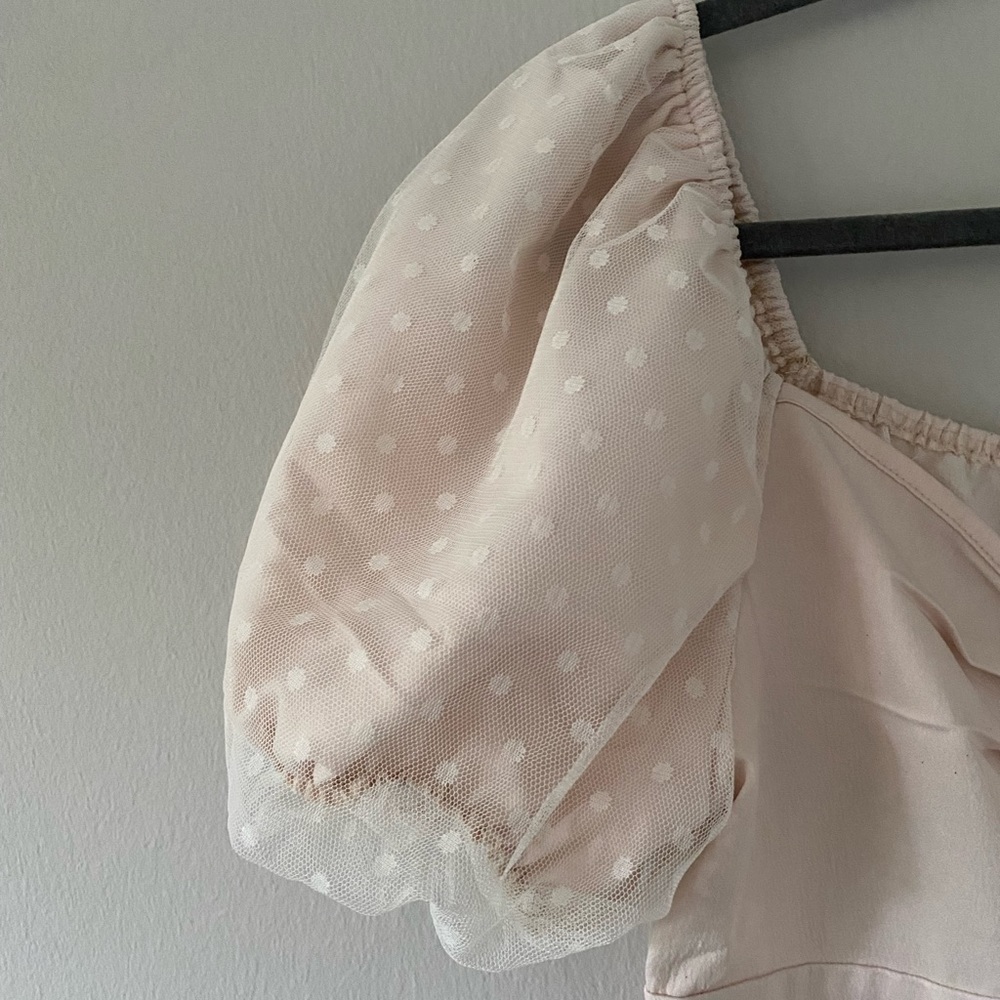 Shein Cream Puff Sleeve Maxi Dress - Picture 4 of 7